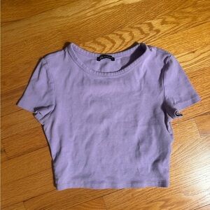 Zara Lavender Crop Top